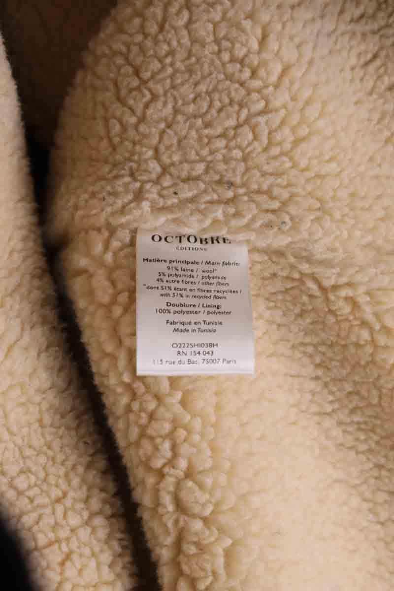 Blouson Octobre Vert en Laine