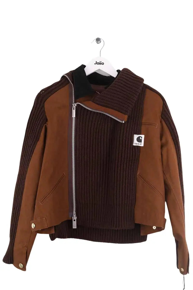 Blouson Sacai Marron en Laine, taille M - Seconde Main