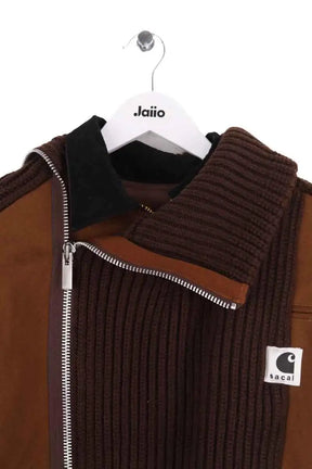 Blouson Sacai Marron en Laine