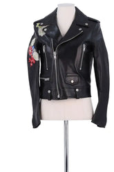 Blouson Saint Laurent Noir en Cuir, taille S - Seconde Main