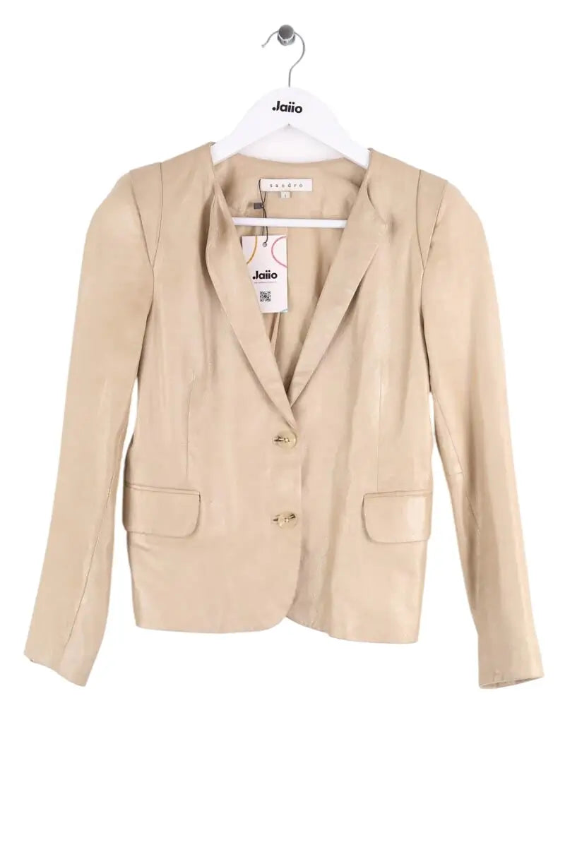 Blouson Sandro Doré en Coton, taille S - Seconde Main