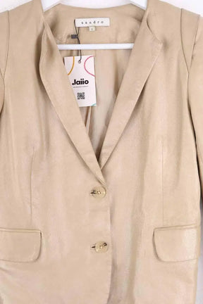 Blouson Sandro Doré en Coton