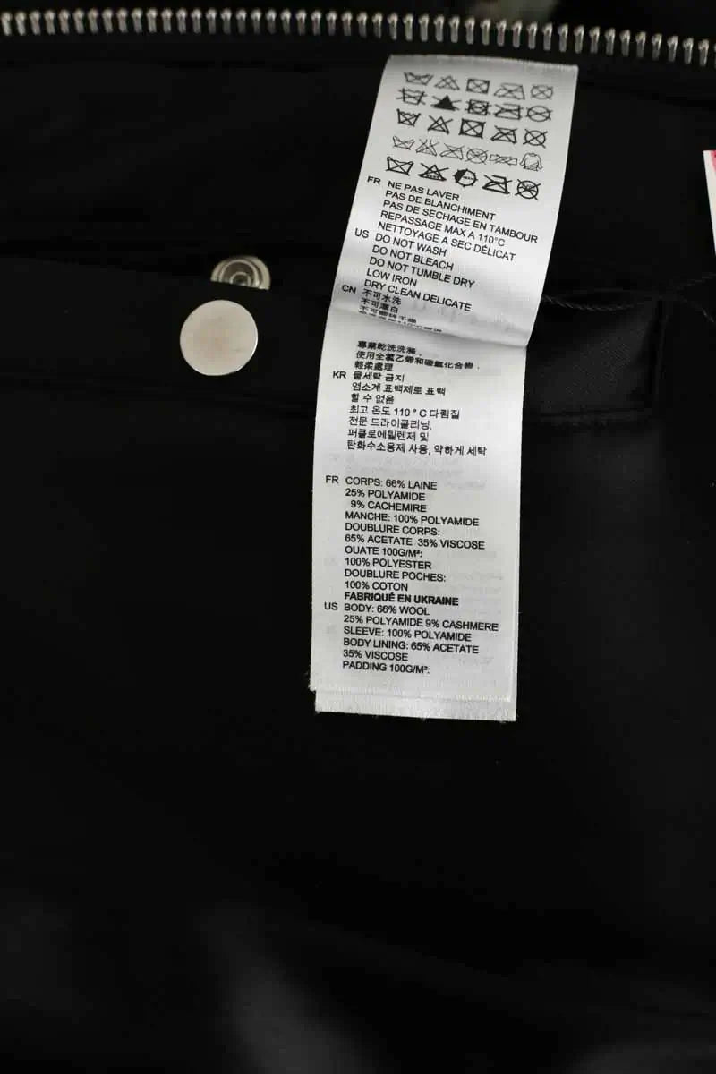 Blouson Sandro Noir en Laine