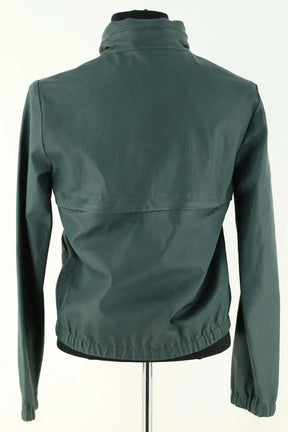Blouson Stouls Vert en Cuir