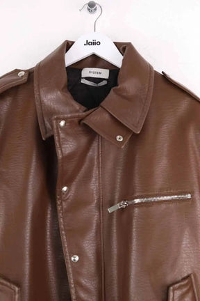 Blouson System Marron en Synthétique