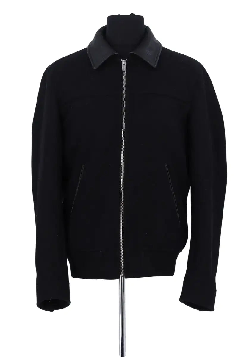 Blouson The Kooples Noir en Laine, taille S - Seconde Main