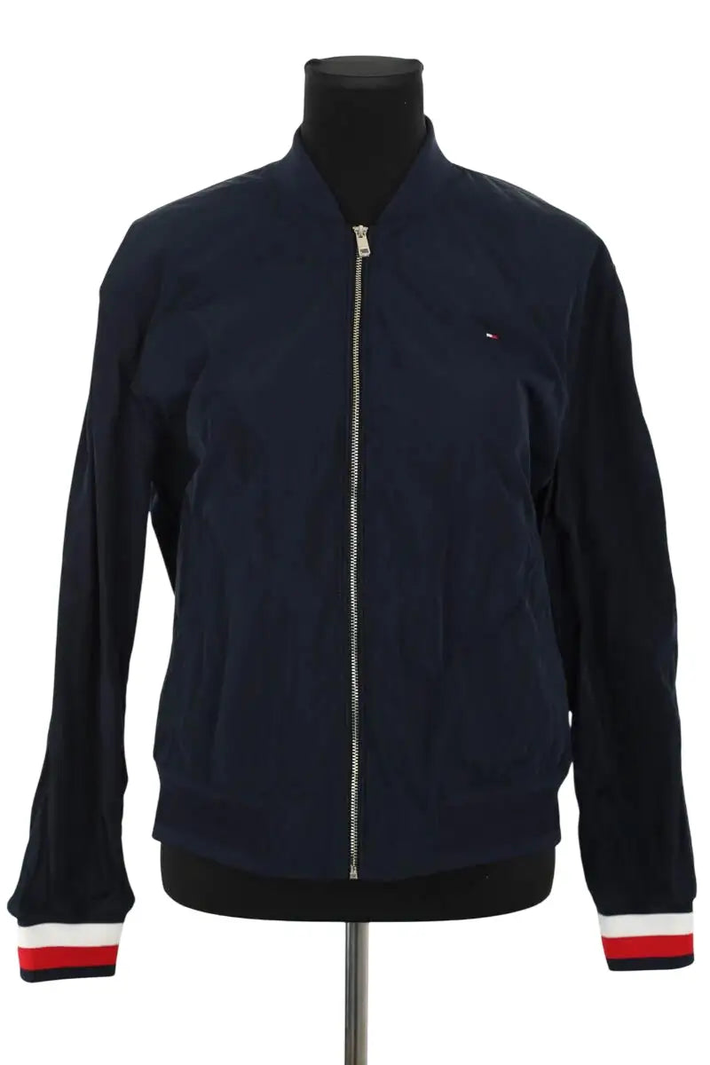 Blouson Tommy Hilfiger Bleu en Polyester, taille L - Seconde Main