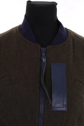 Blouson Yohji Yamamoto Regulation Kaki en Laine