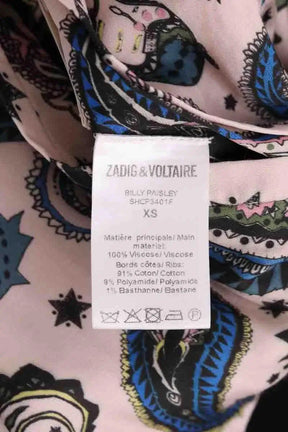 Blouson Zadig & Voltaire Billy Paisley Multicolore en Synthétique
