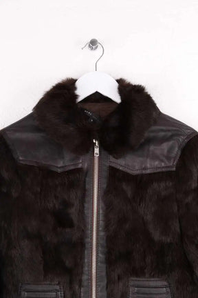 Blouson Marc Jacobs Marron en Fourrure