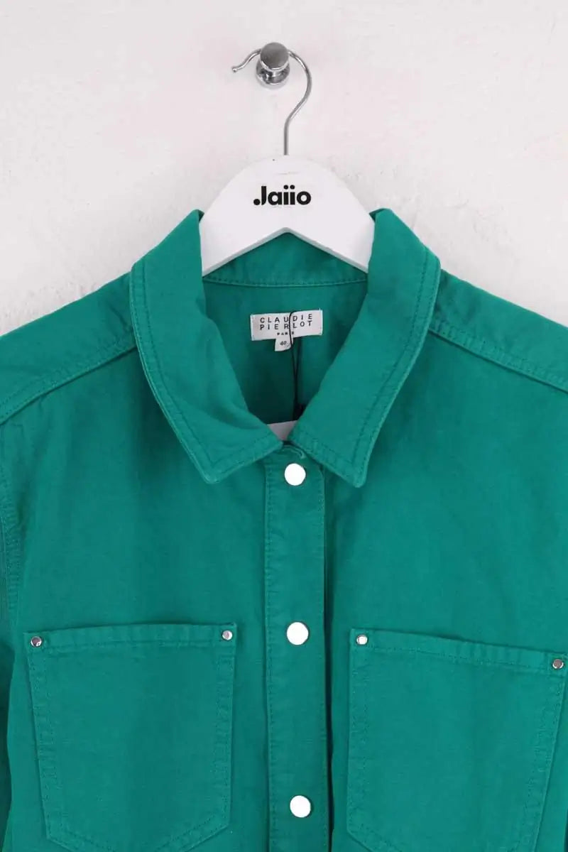 Combinaison Claudie Pierlot Vert en Coton