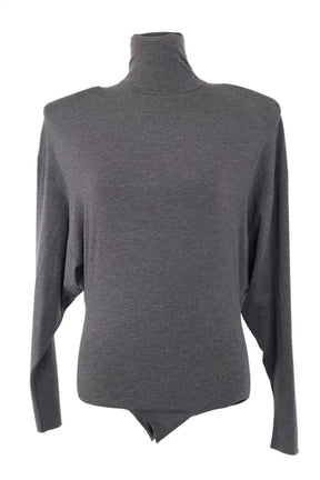 Body Alexandre Vauthier Gris en Viscose, taille S - Seconde Main