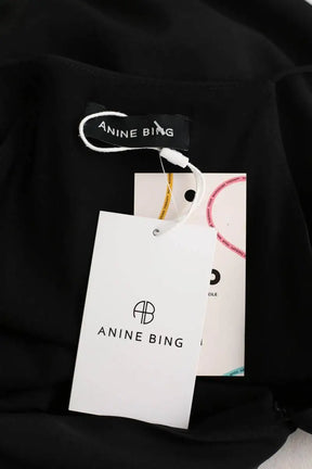 Body Anine Bing Shiloh Noir en Soie