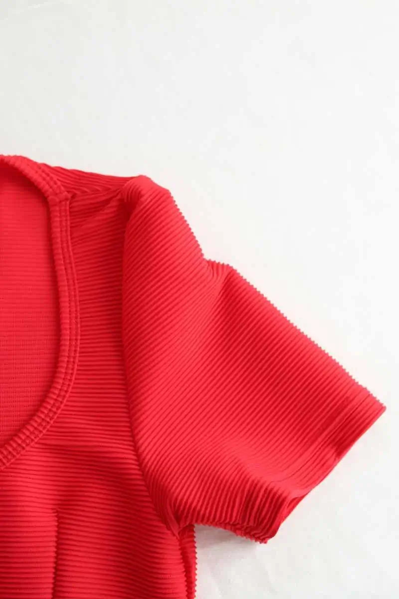 Body Luz Charlie Rouge en Polyamide
