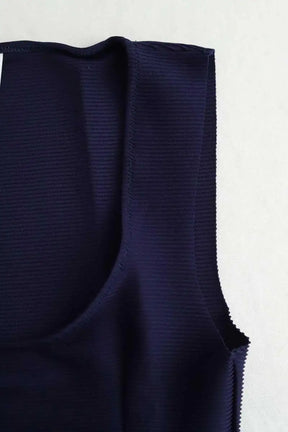 Body Luz Charline Bleu en Polyamide
