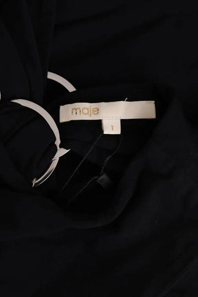 Body Maje Noir en Synthétique