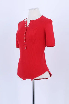 Body Maje Rouge en Coton