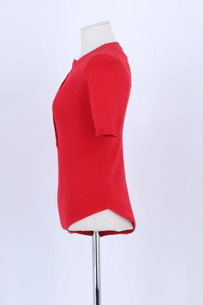 Body Maje Rouge en Coton