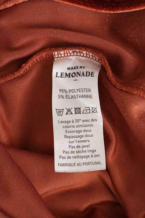 Body Make My Lemonade Orange en Velours