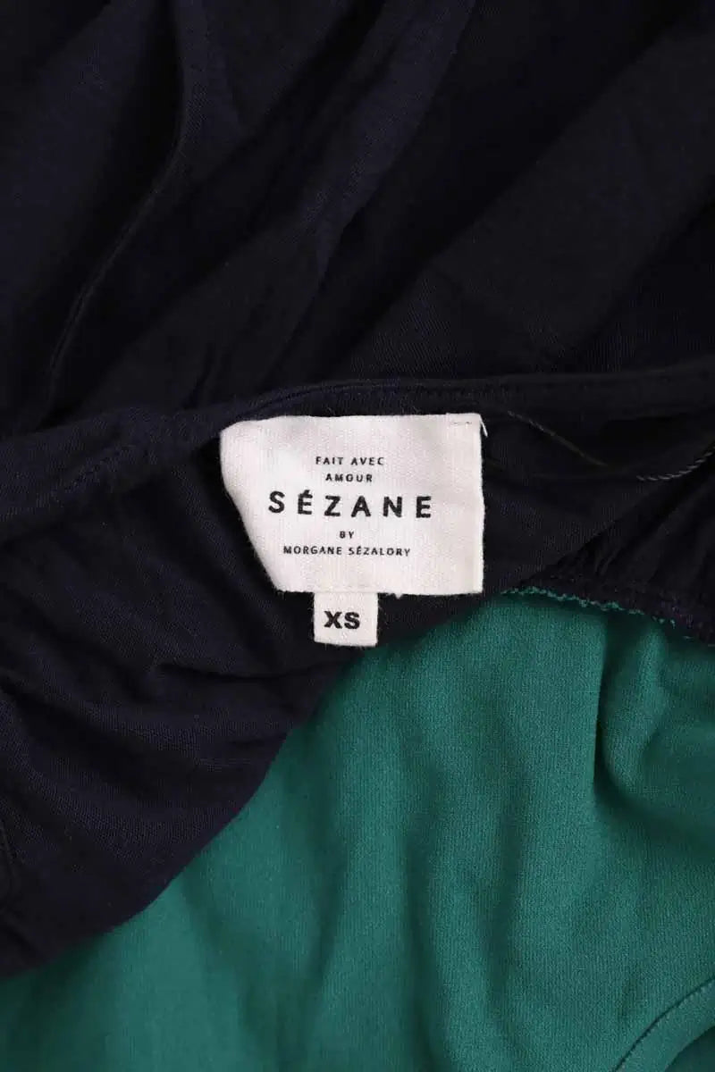 Body Sézane Marine en Coton
