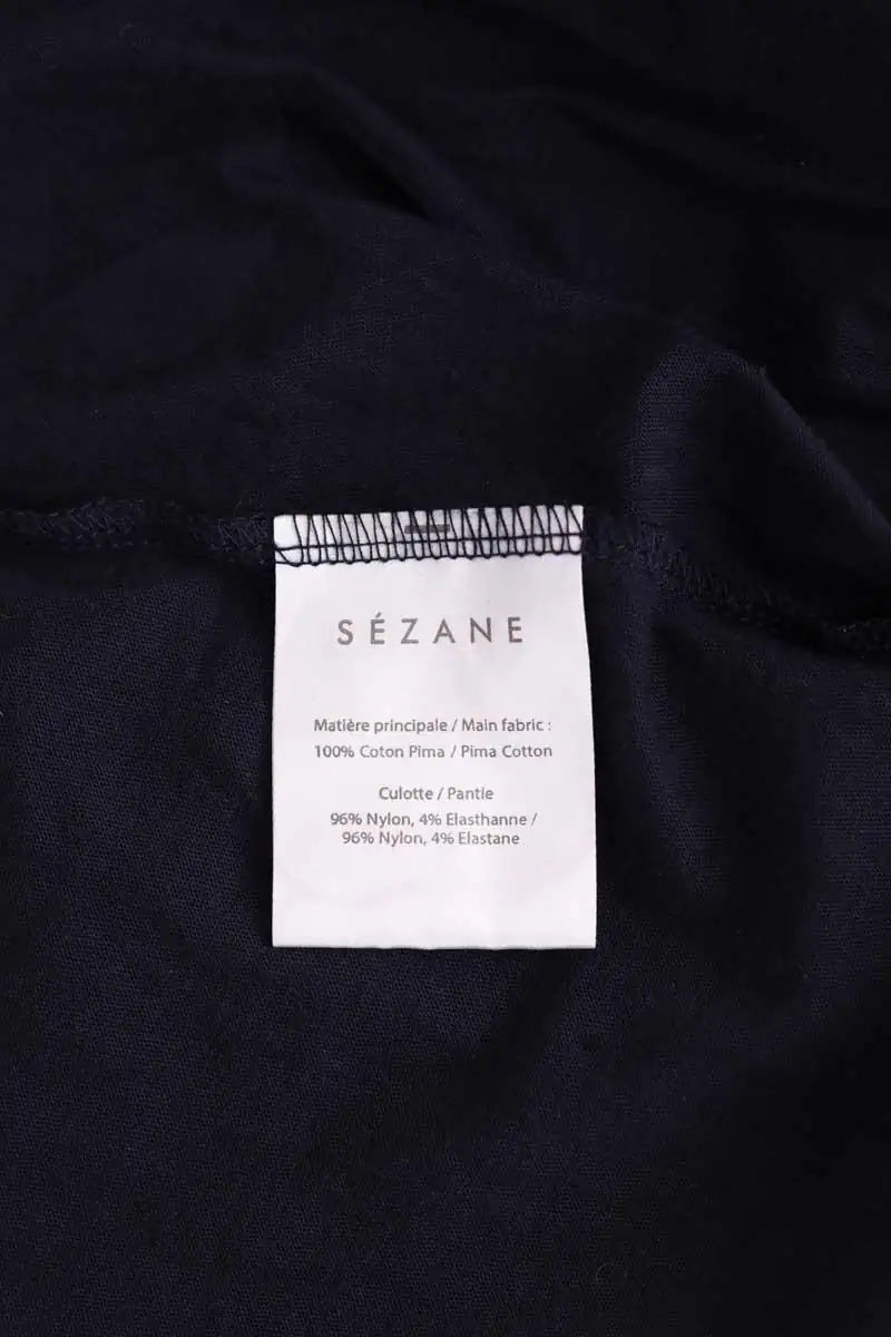 Body Sézane Marine en Coton