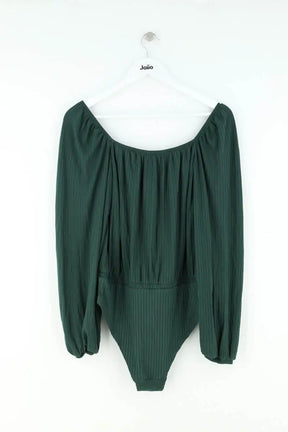 Body Ysé Vert en Coton
