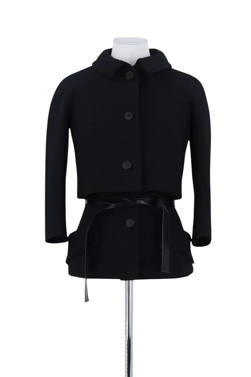 Bolero et gilet sans manche Dior Noir en Soie, taille S - Seconde Main