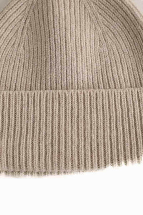 Bonnet Colorful Standard Beanie Beige en Laine