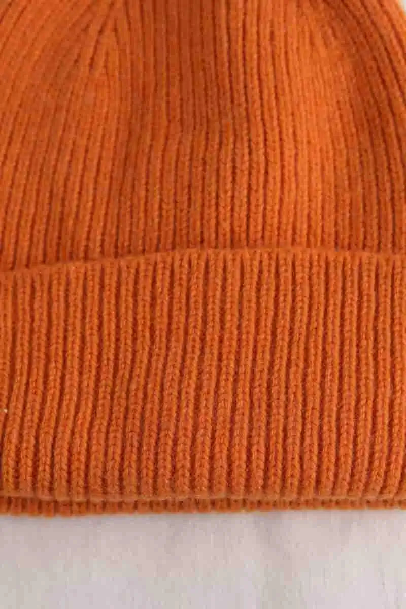 Bonnet Colorful Standard Orange en Laine