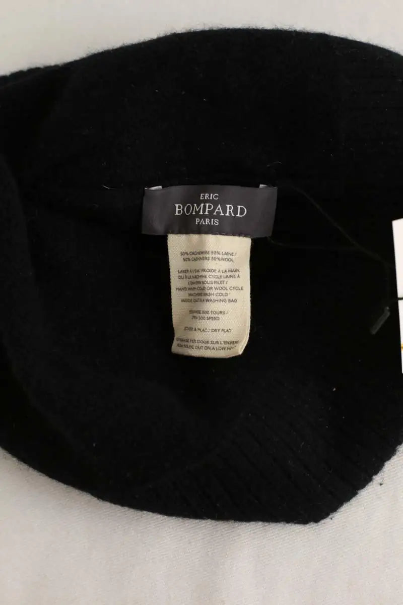 Bonnet Eric Bompard Noir en Cachemire