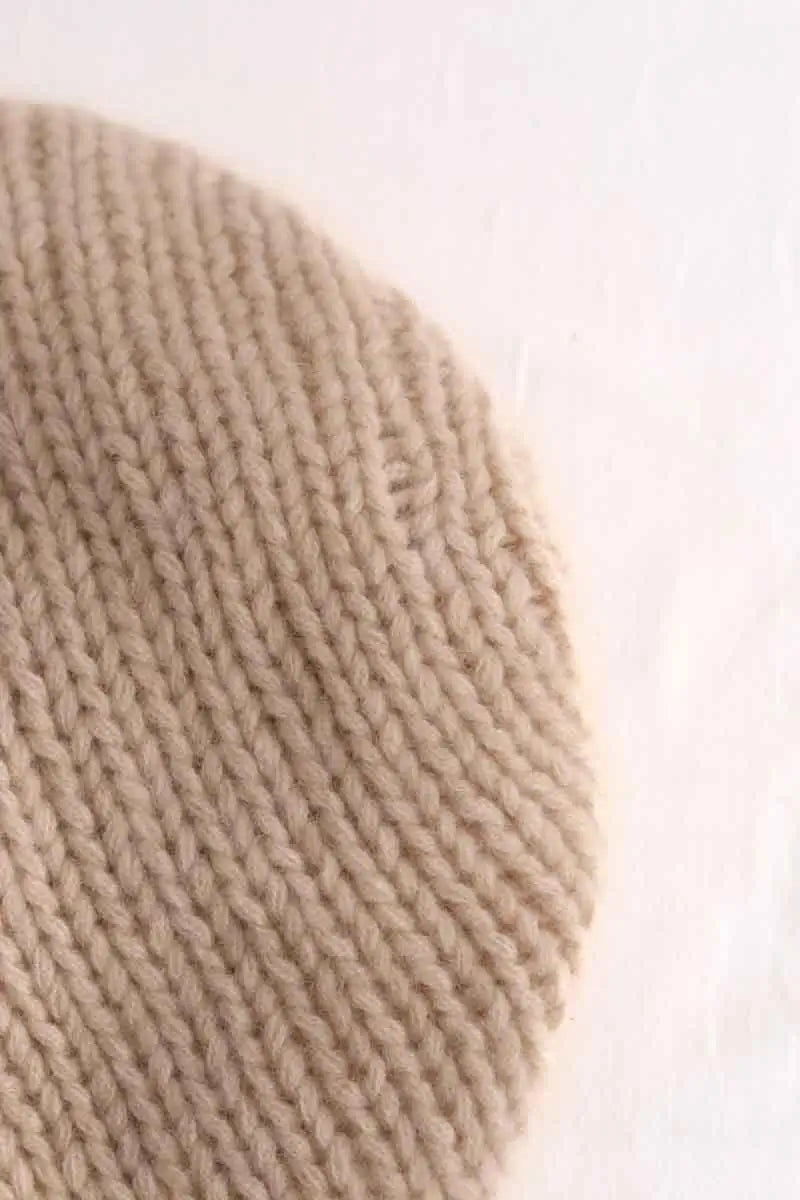 Bonnet Kujten Ecru en Cachemire
