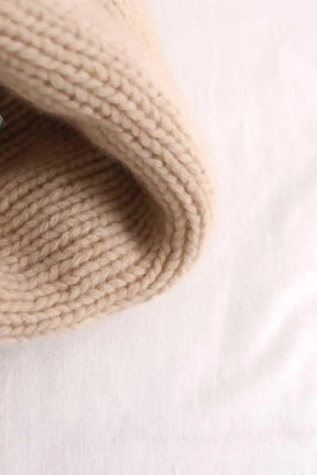 Bonnet Kujten Ecru en Cachemire