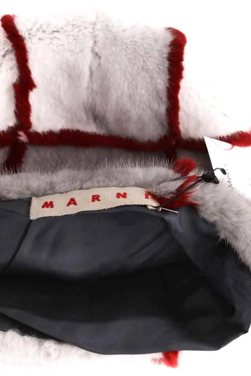 Bonnet Marni Gris en Synthétique