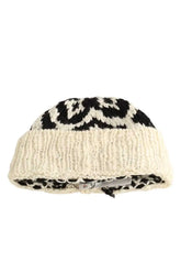 Bonnet Moncler Noir en Laine, taille TU - Seconde Main