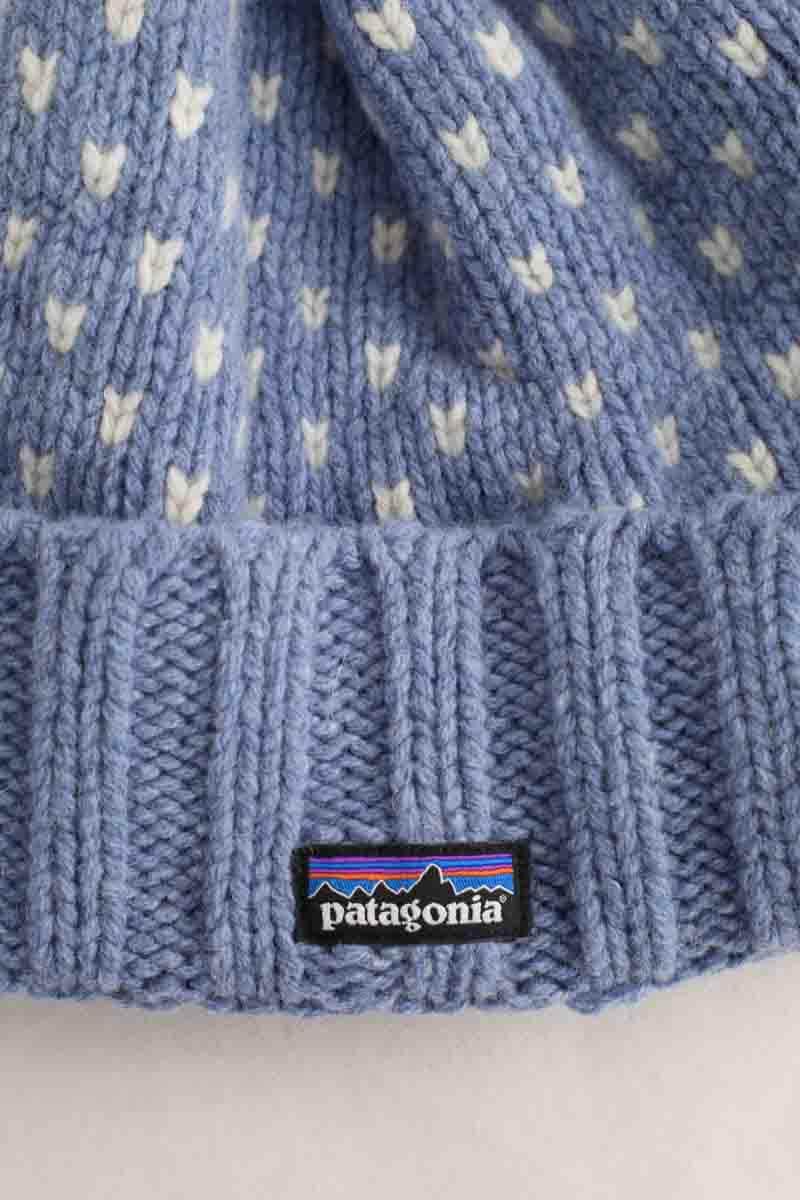Bonnet Patagonia Bleu en Laine