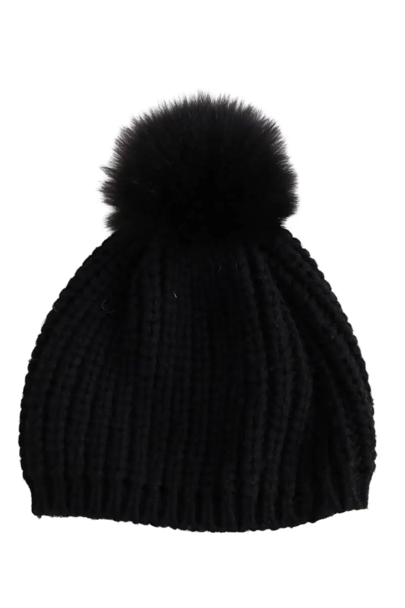 Bonnet Sandro Noir en Laine, taille S - Seconde Main