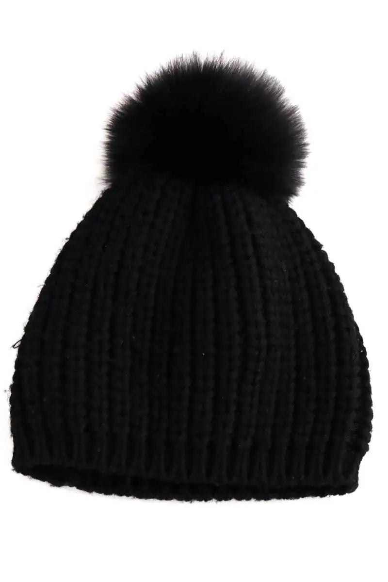 Bonnet Sandro Noir en Laine
