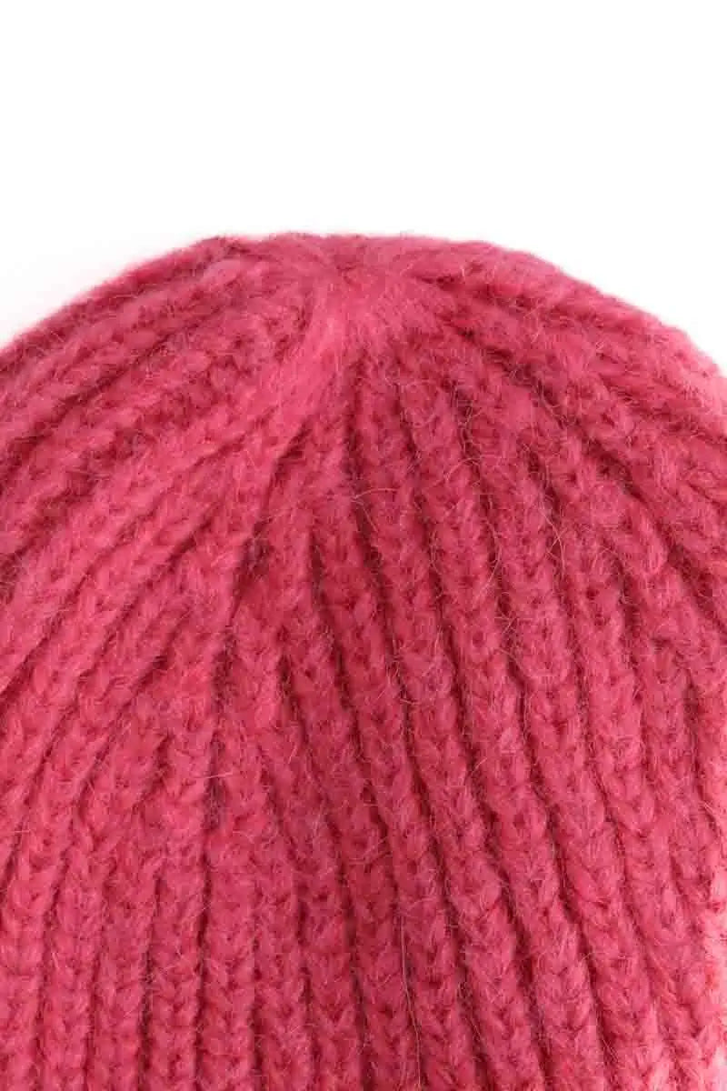 Bonnet Songe Lab Rose en Laine