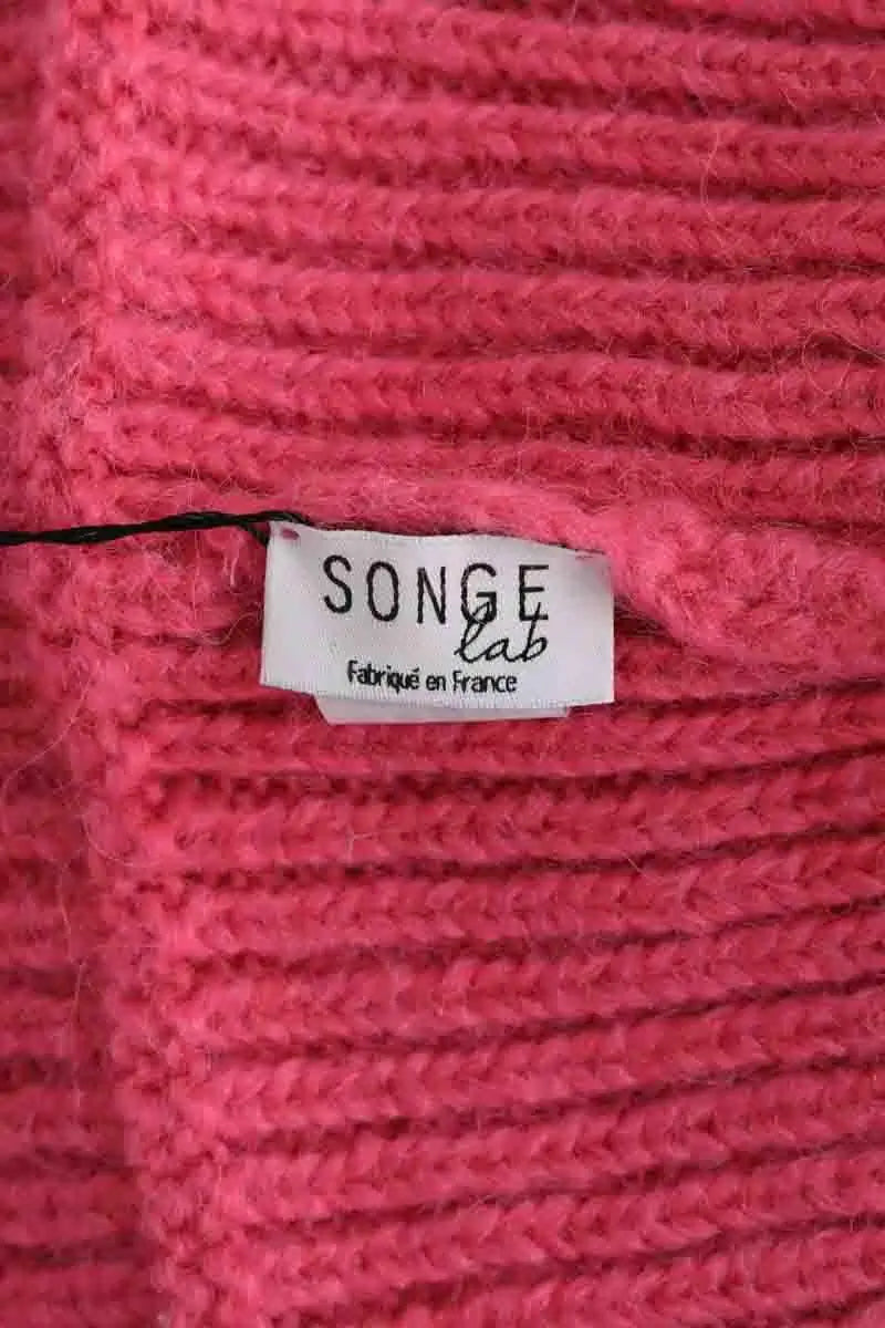 Bonnet Songe Lab Rose en Laine