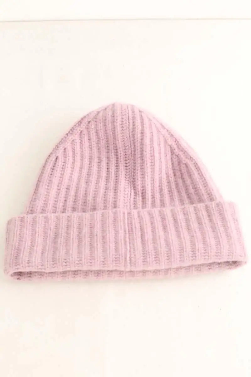 Bonnet Vince Violet en Cachemire