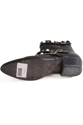 Boots à boucles Claudie Pierlot Noir en Cuir