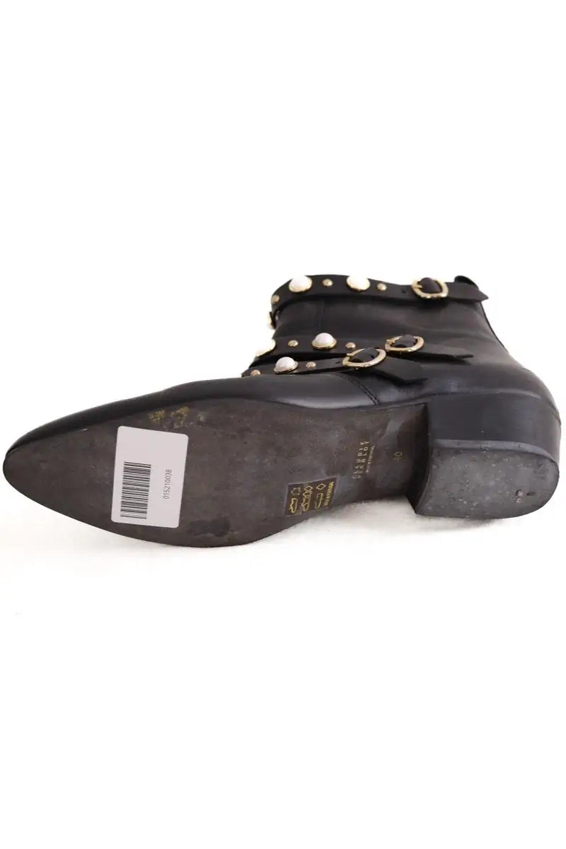 Boots à boucles Claudie Pierlot Noir en Cuir