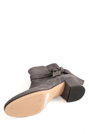 Boots à boucles Gianvito Rossi Gris en Cuir
