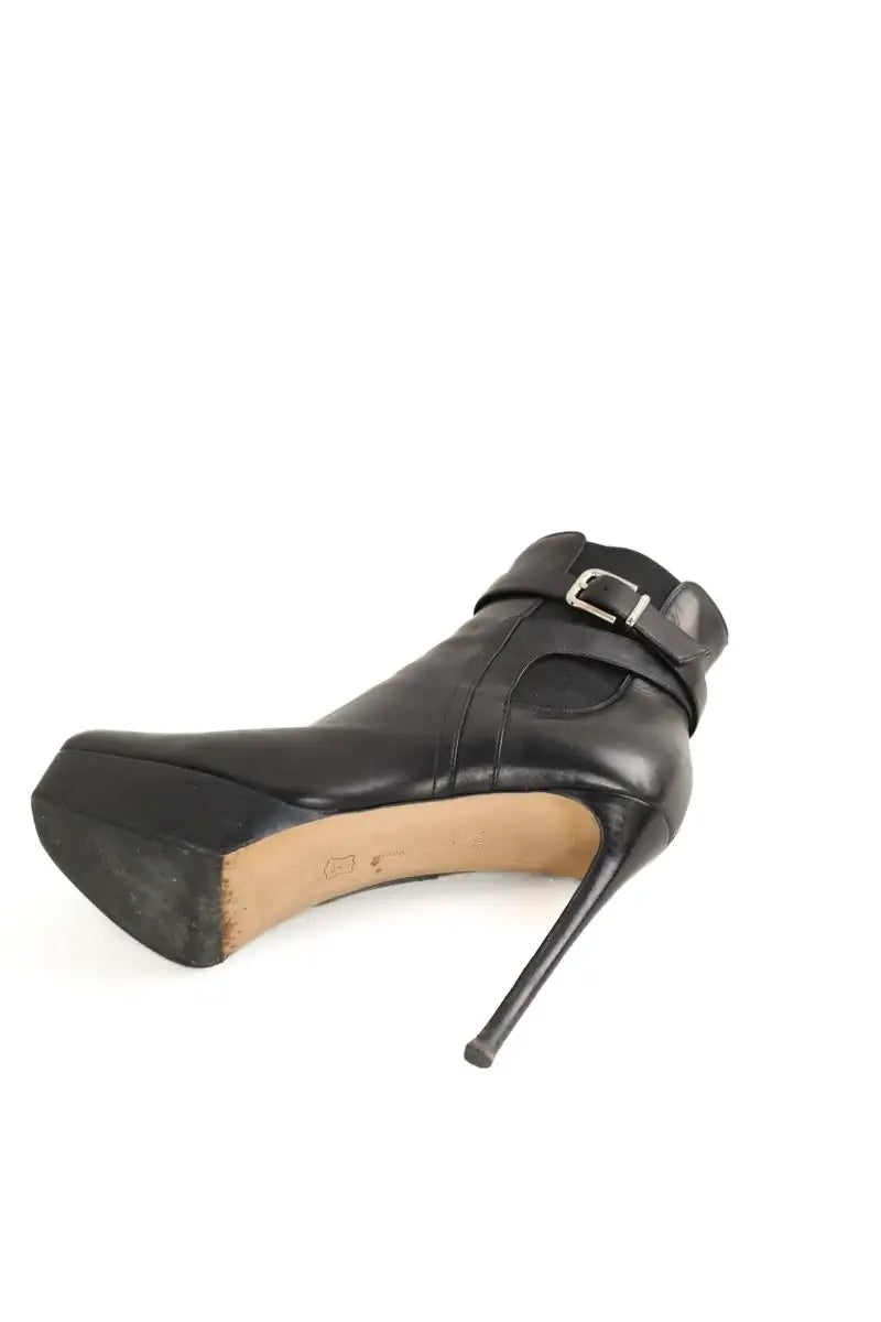 Boots à boucles Gianvito Rossi Noir en Cuir