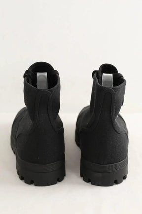Boots à lacets Celine Noir en Tissu