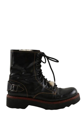 Boots à lacets Dr. Martens Noir en Cuir, taille 40 - Seconde Main