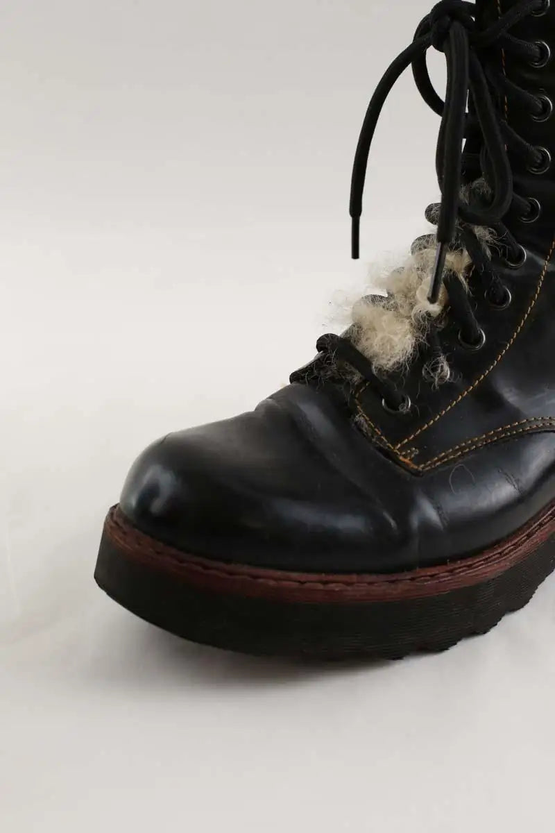 Boots à lacets Dr. Martens Noir en Cuir