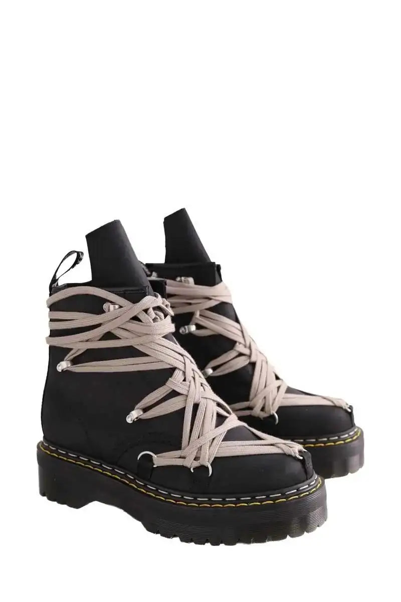 Boots à lacets Dr. Martens Noir en Cuir