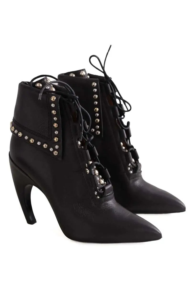 Boots à lacets Givenchy Noir en Cuir
