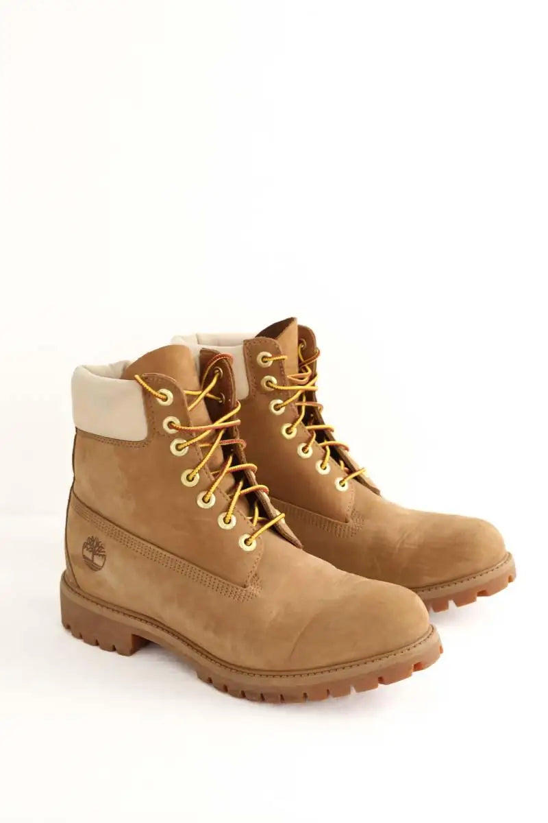 Boots à lacets Timberland Premium waterproof boots Camel en Cuir